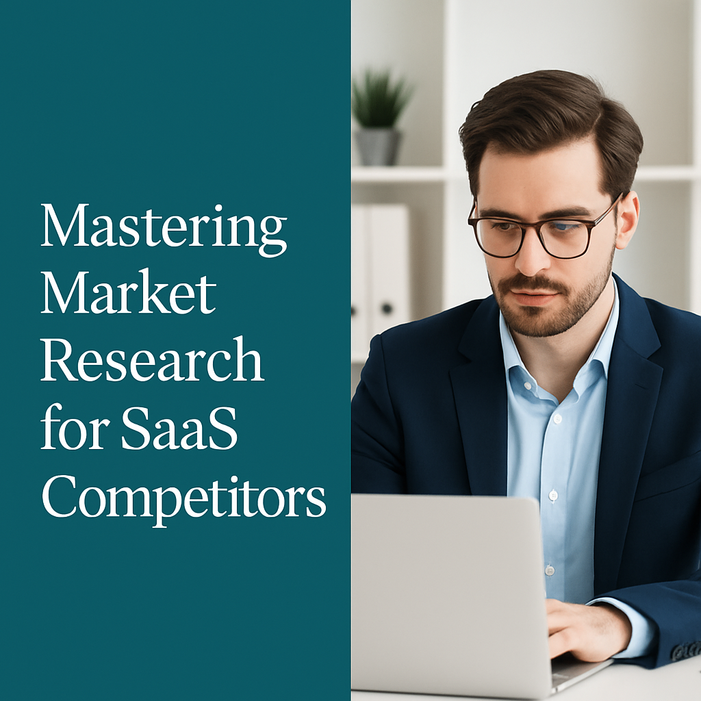 Mastering Market Research for SaaS Competitors