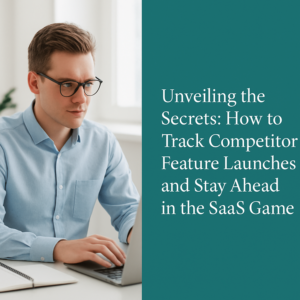 Unveiling the Secrets: How to Track Competitor Feature Launches and Stay Ahead in the SaaS Game